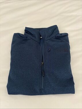 The North Face Men's Blue Quarter-Zip Pullover